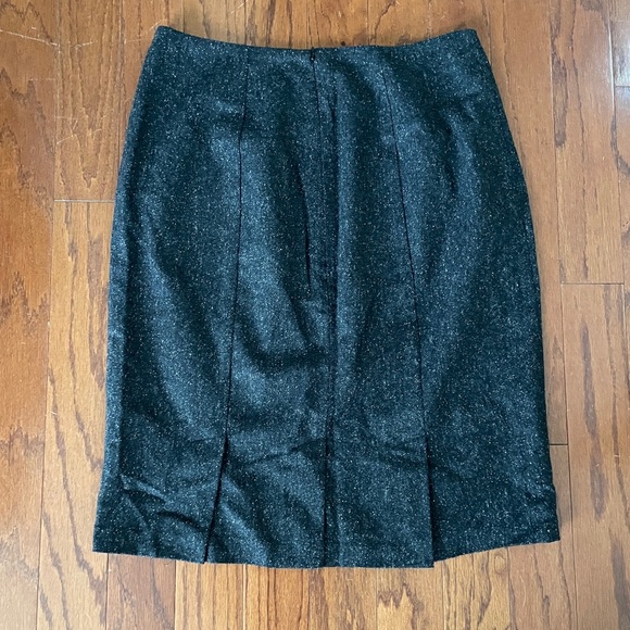 Isabella Bird Charcoal Gray Women's Pencil Skirt - Picture 3 of 3